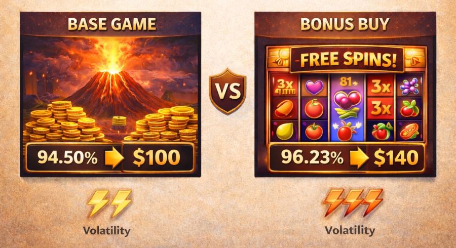 Base Game and Bonus Buy Differences