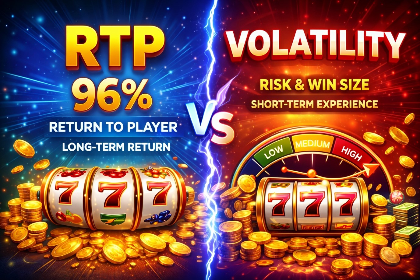Volatility vs RTP